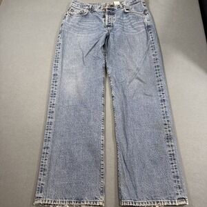 JEANS STRAIGHT Men's 38X32 Lucky 329 Classic Premium MEDIUM Wash Denim Jeans